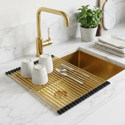 gold-sink-rack-drying-mat-with-utensils